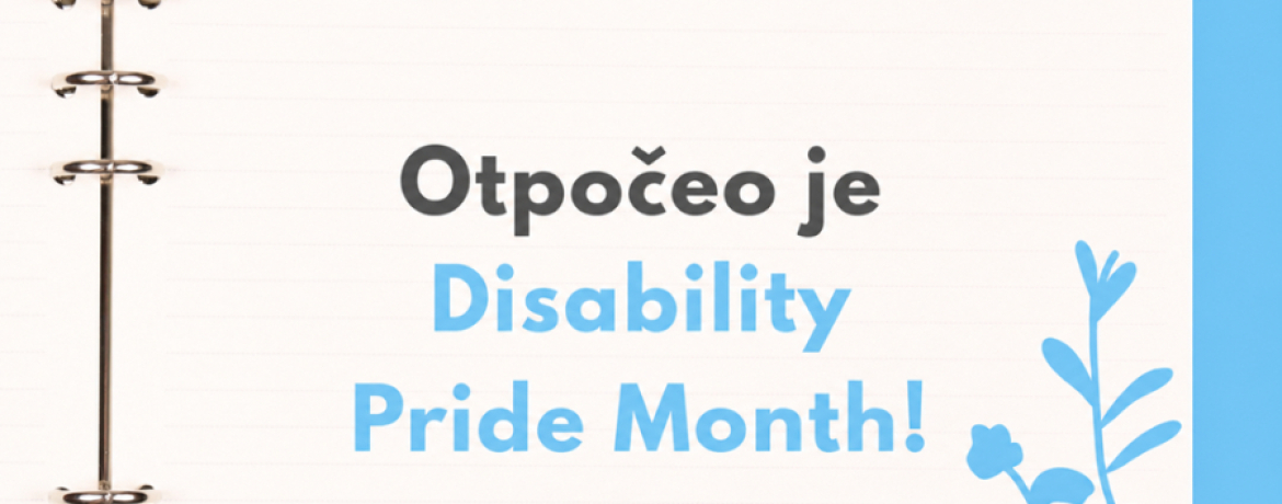 UMHCG otpočinje kampanju povodom Disability Pride Month