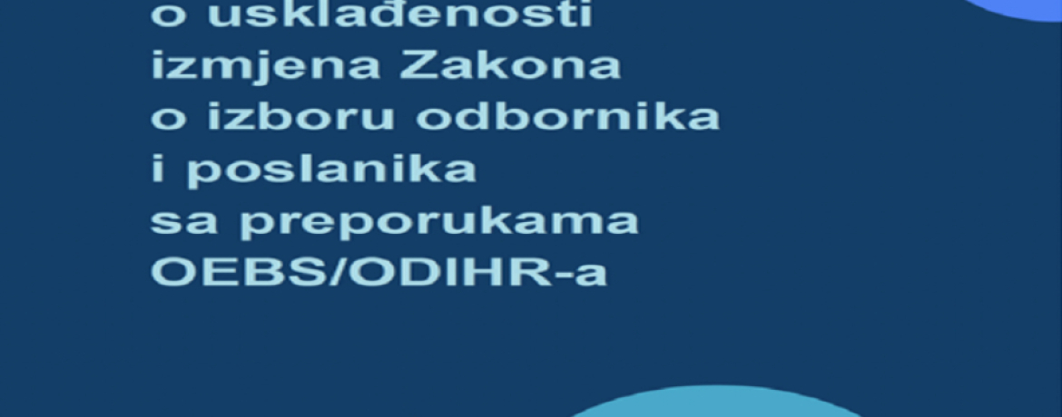 Izborna reforma nepotpuna, kroz produženi rad Odbora doći do finalnih rješenja
