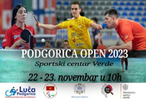 Međunarodni stonoteniski turnir za osobe s invaliditetom u Podgorici