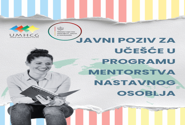 Javni poziv za nastavno osoblje i stručne saradnike/ce za uče&scaron;će u Programu mentorstva