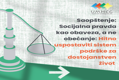 SOCIJALNA PRAVDA KAO OBAVEZA, A NE OBEĆANJE: HITNO USPOSTAVITI SISTEM PODR&Scaron;KE ZA DOSTOJANSTVEN ŽIVOT