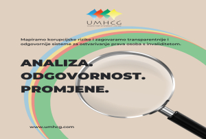 UMHCG realizuje projekat (O)dgovorno, (S)istemski, (I)nkluzivn