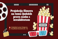 NAJAVA: UMHCG organizuje projekciju filmova koji se bave temom ljudskih prava osoba s invaliditetom