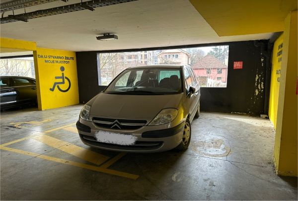 UMHCG sprovodi mapiranje nepropisnog kori&scaron;ćenja parking mjesta namijenjenih za vozila osoba s invaliditetom