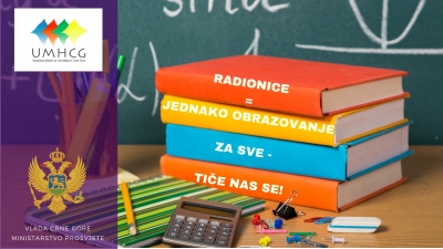 UMHCG organizuje radionice za učenike i nastavno osoblje u Podgorici i Baru